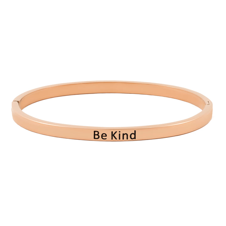 Be Kind Rose Gold Mantra Band