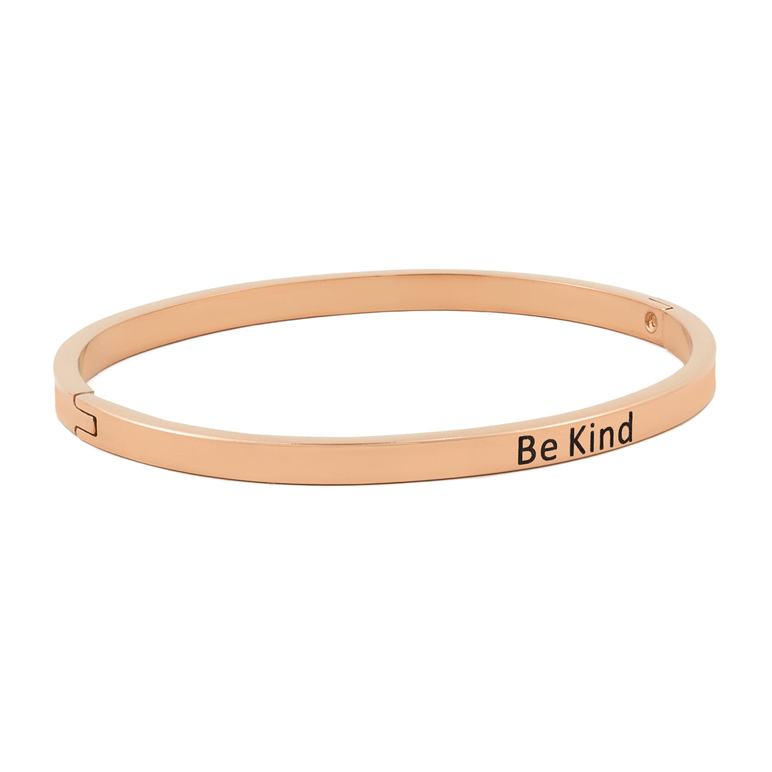 Be Kind Rose Gold Mantra Band