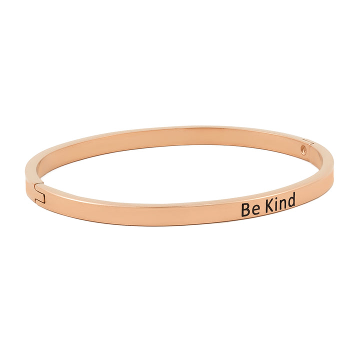 Be Kind Rose Gold Mantra Band