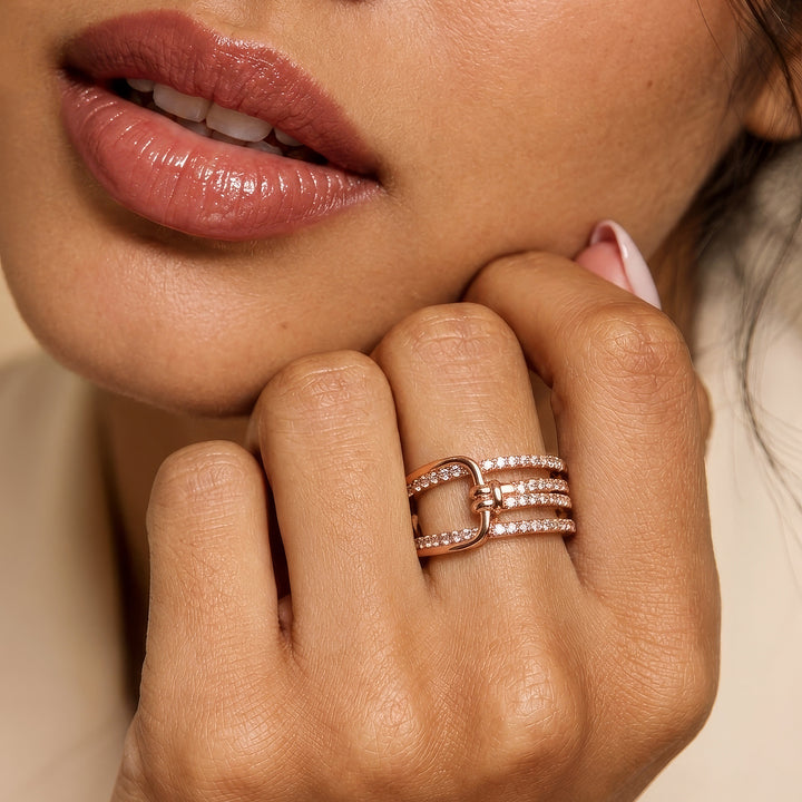 Buckey Rosegold Ring