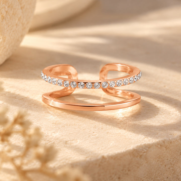 Soraida Dainty Rose Gold Ring