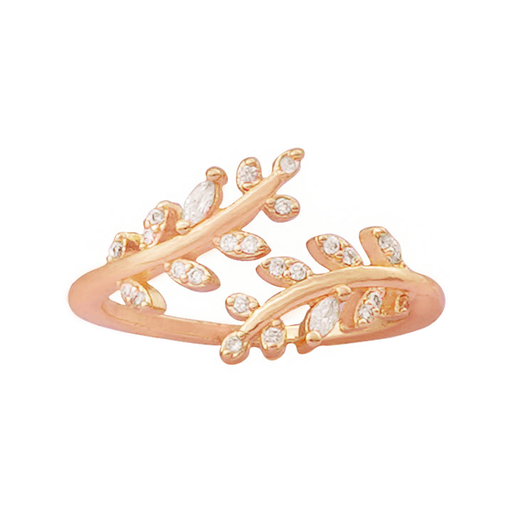 Falla Rhinestones Rose Gold Ring