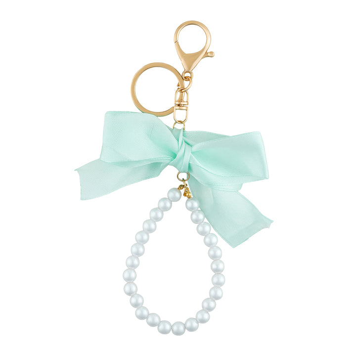 Baby Bow Blue Bag Charm