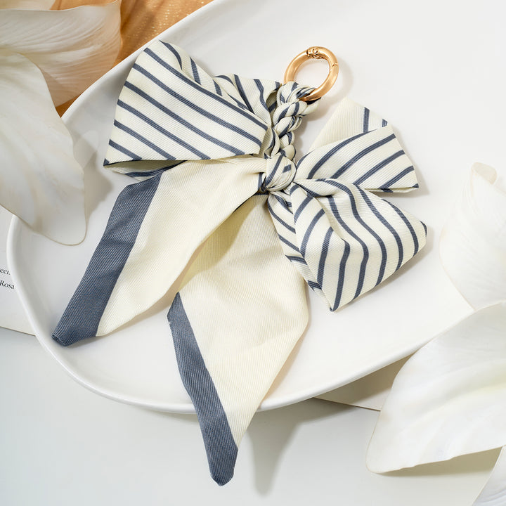 Milkyboo White and Blue Bag Charm