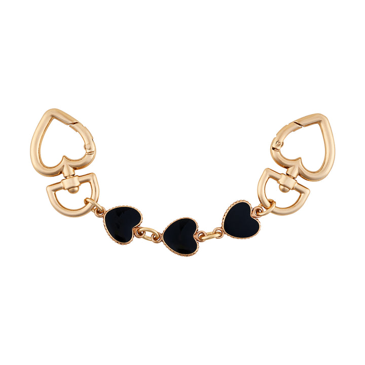 Heart-lush Black Bag Charm