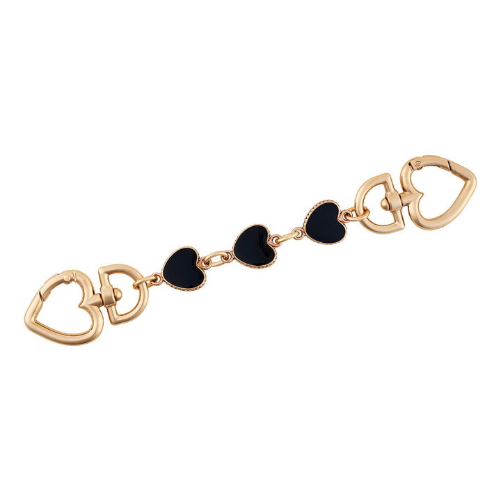 Heart-lush Black Bag Charm