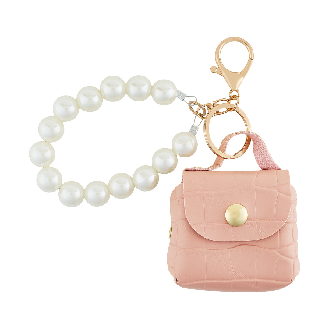 Peachie Puff Pink Bag Charm