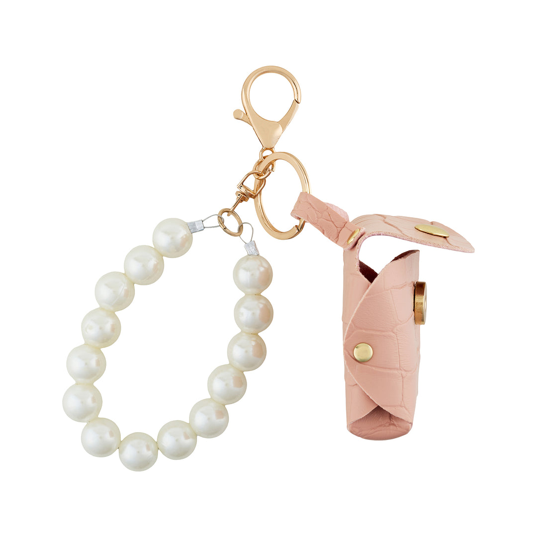 Peachie Puff Pink Bag Charm