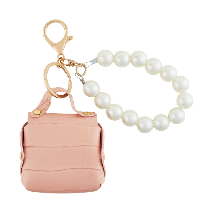 Peachie Puff Pink Bag Charm