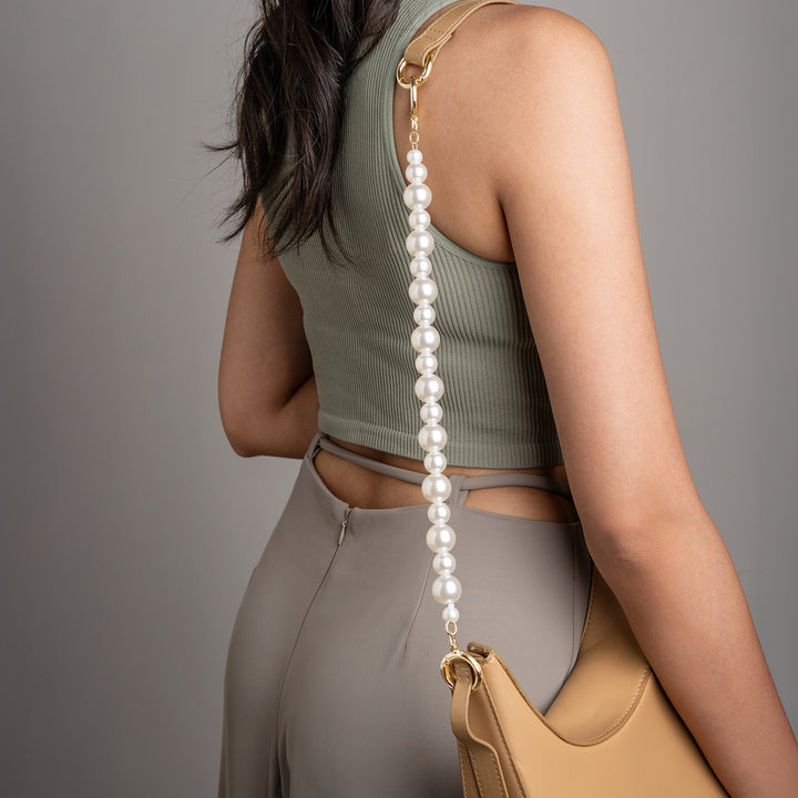 Shiny-Drop Pearl Bag Charm