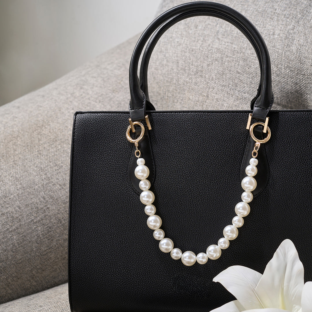 Shiny-Drop Pearl Bag Charm
