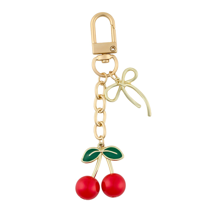 Cherrie Red Bag Charm