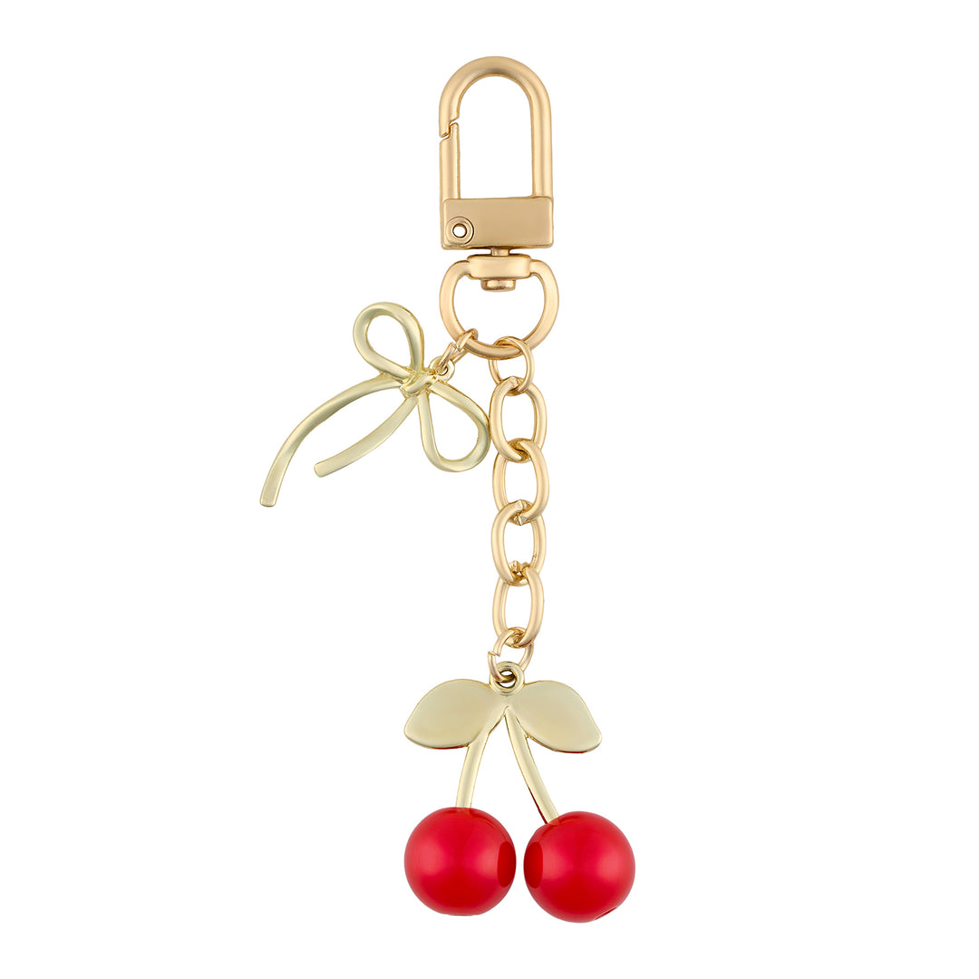 Cherrie Red Bag Charm