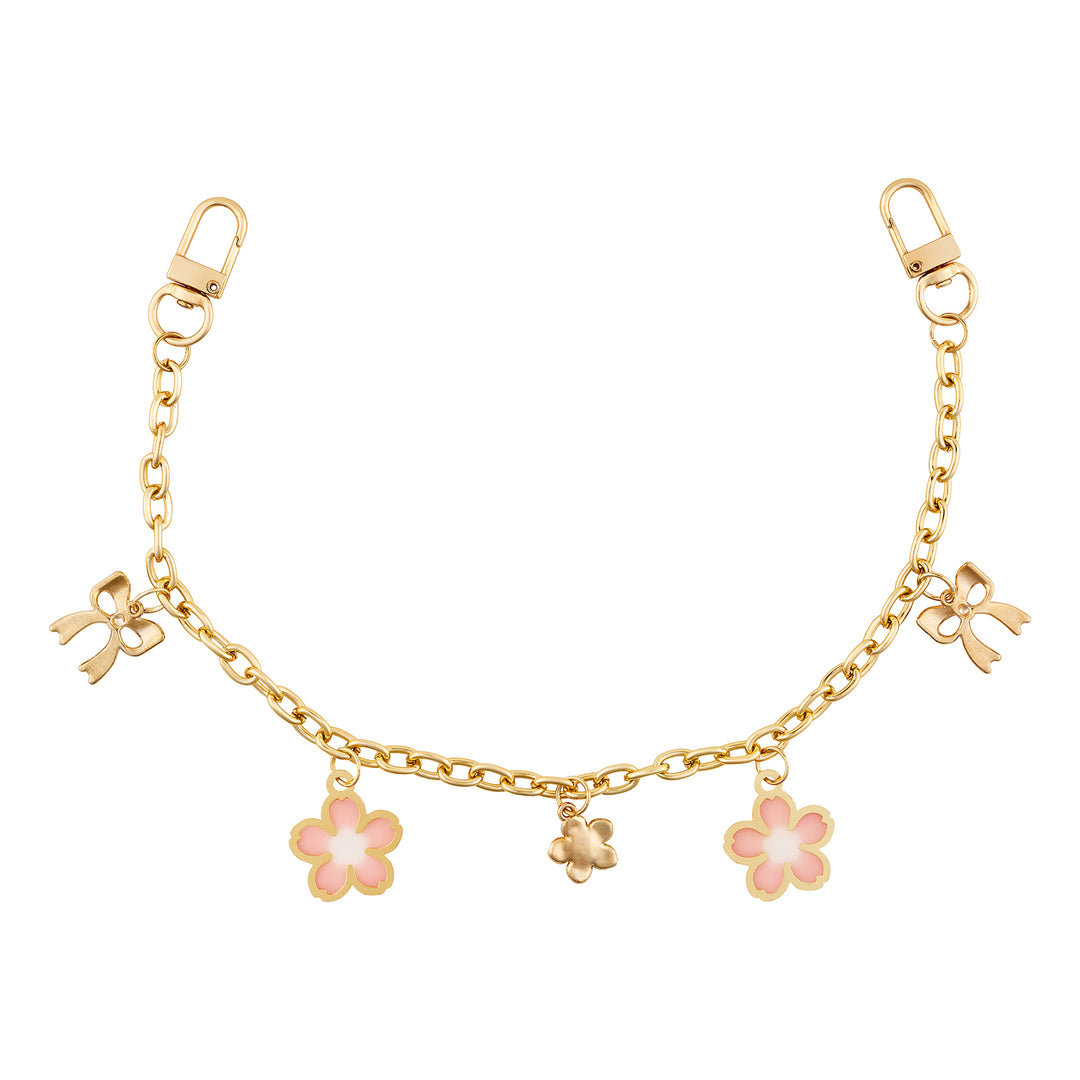 Fleurie Pink Bag Charm