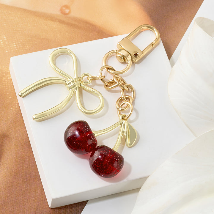 Cherry-Berry Red Bag Charm