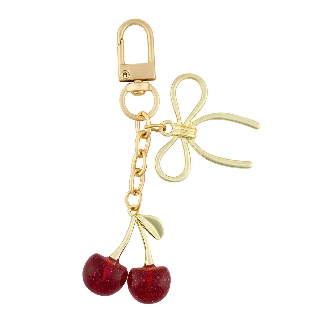 Cherry-Berry Red Bag Charm