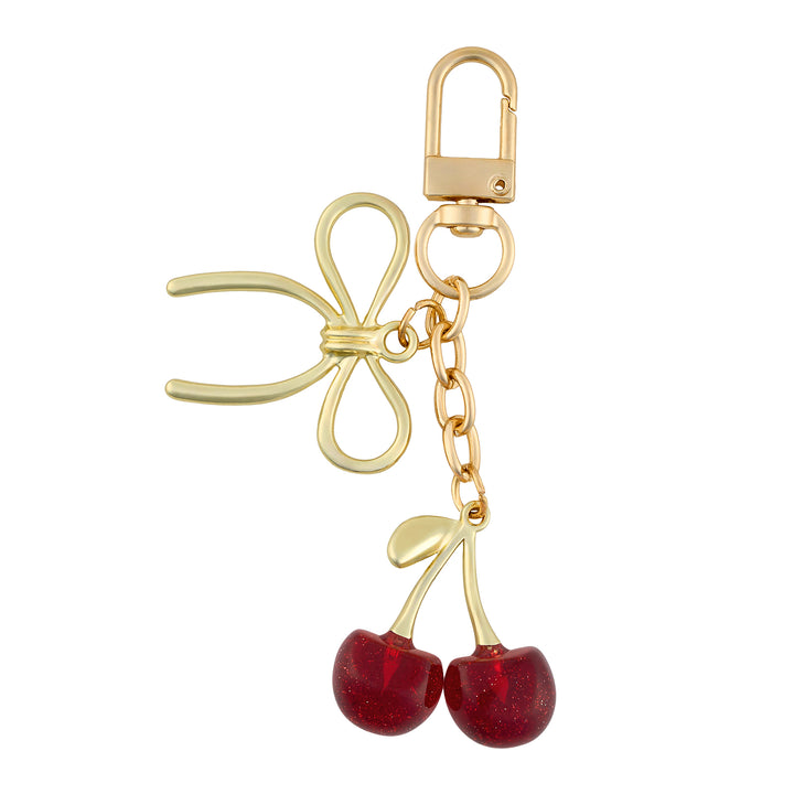 Cherry-Berry Red Bag Charm