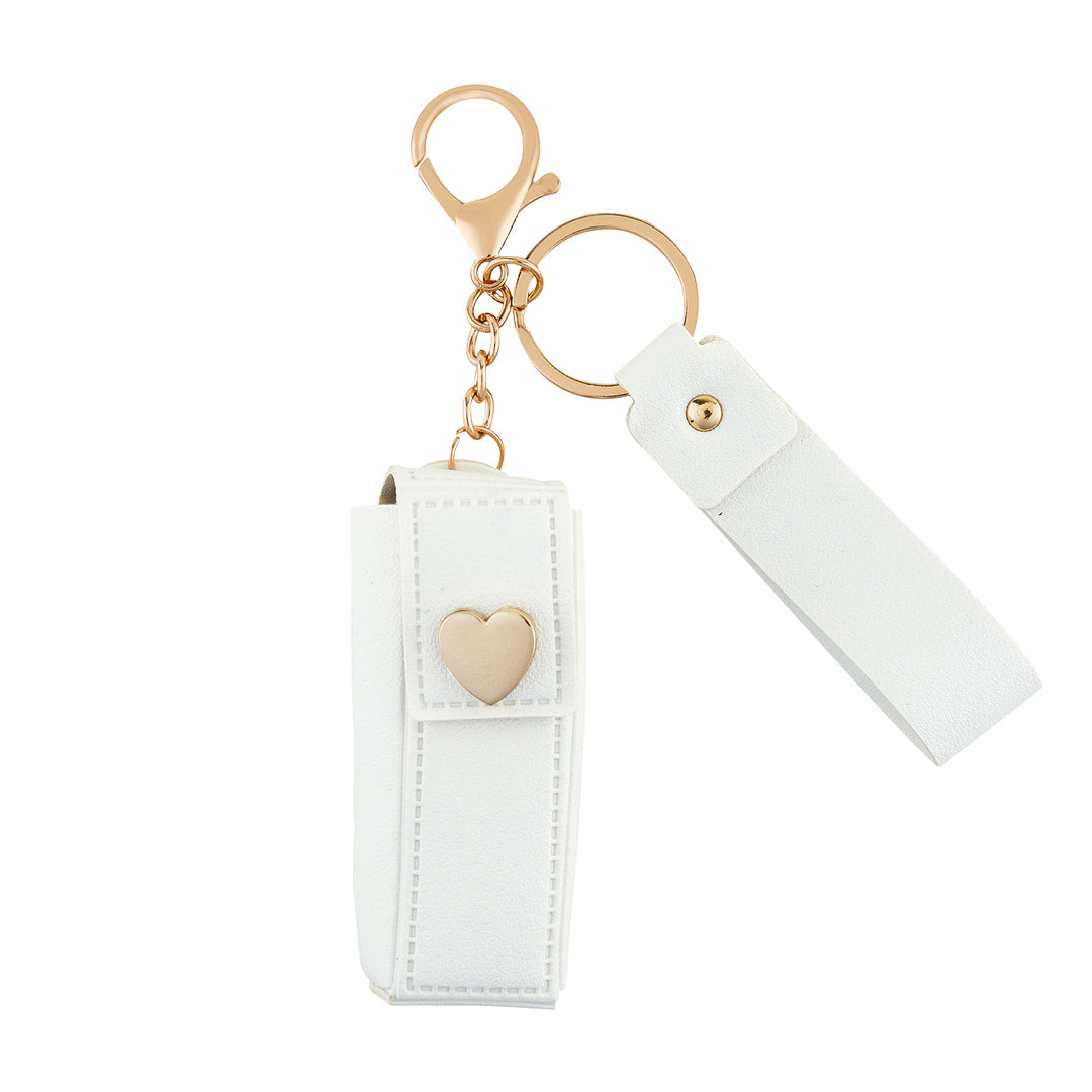 Lippy Pop White Bag Charm