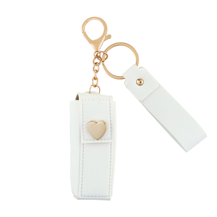 Lippy Pop White Bag Charm
