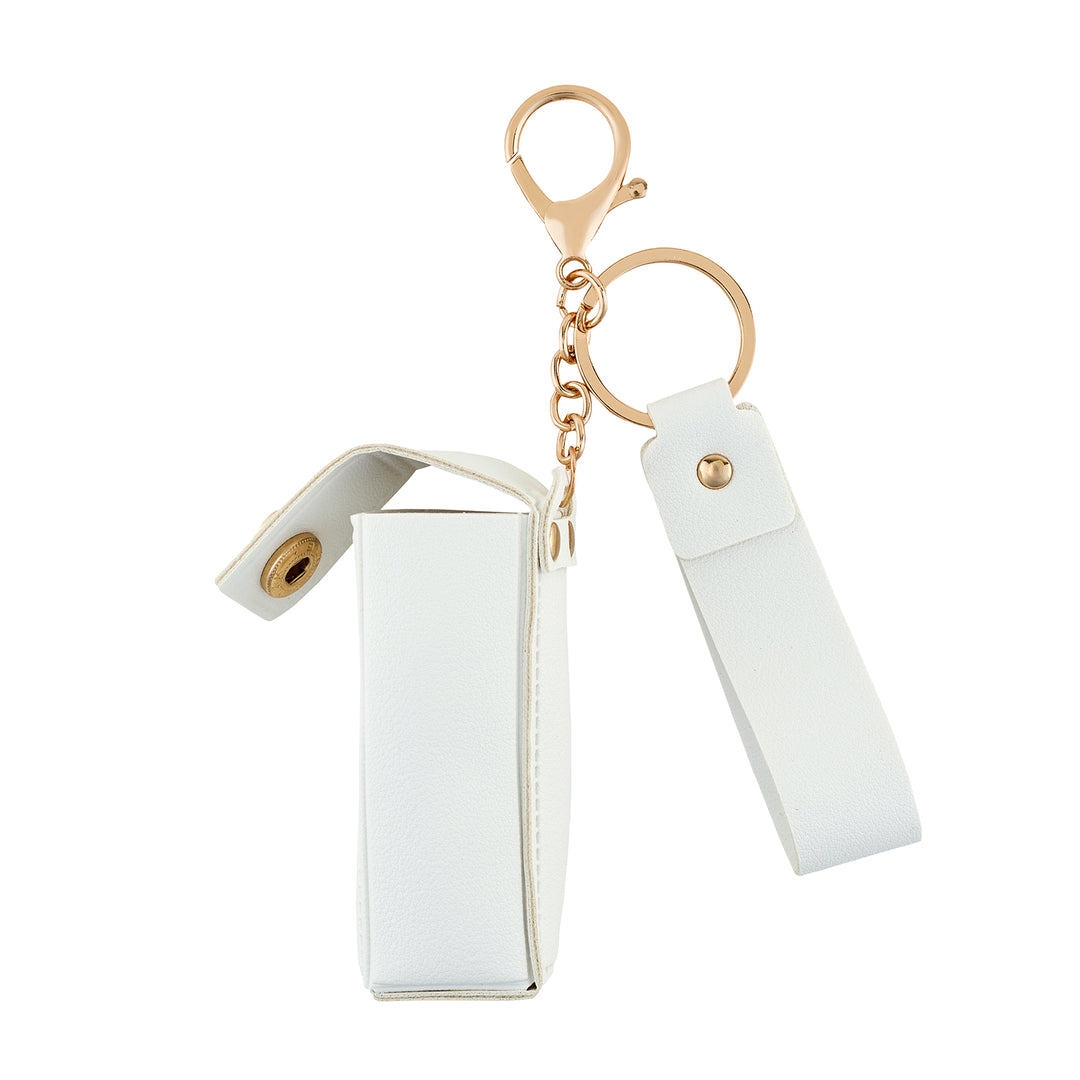 Lippy Pop White Bag Charm