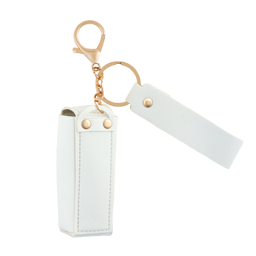 Lippy Pop White Bag Charm