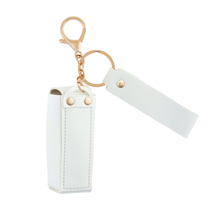 Lippy Pop White Bag Charm