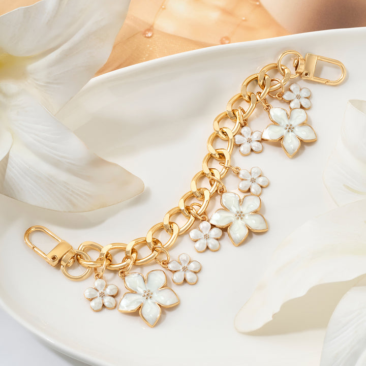 Rosy Cheeks White Bag Charm