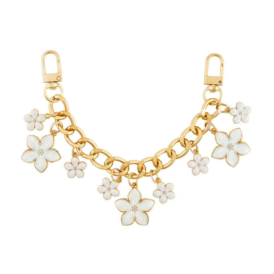 Rosy Cheeks White Bag Charm