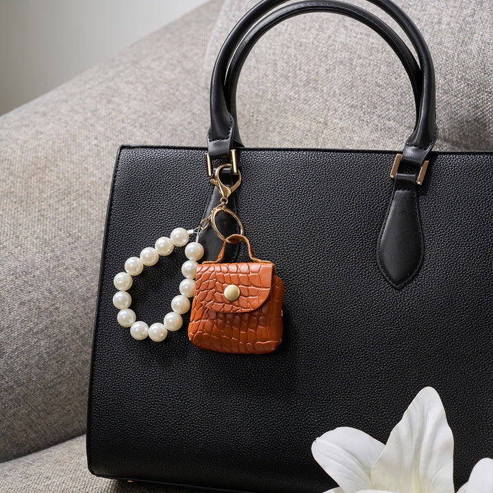 Caramello Brown Bag Charm