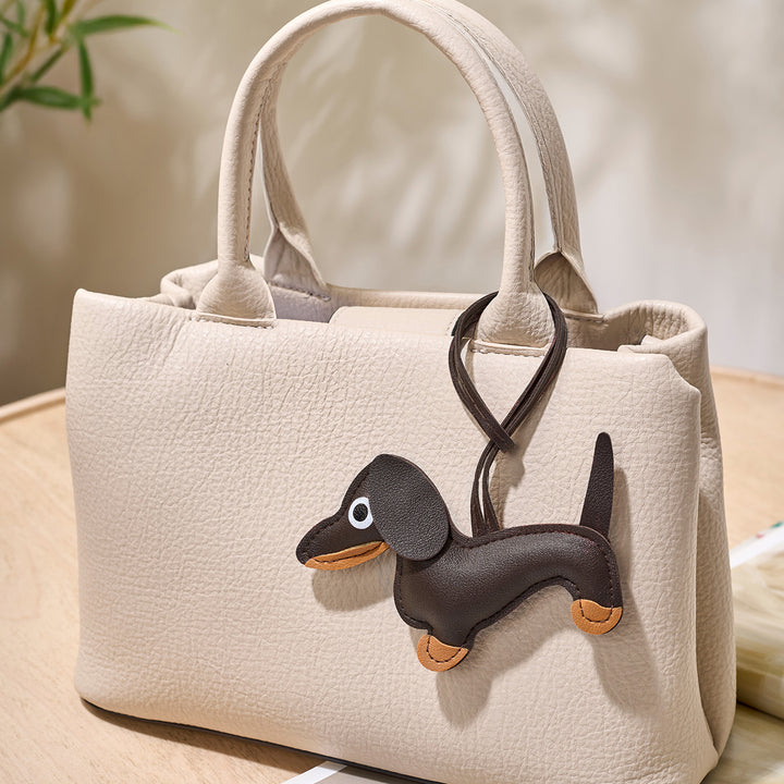Woof-woof Dark Brown Bag Charm