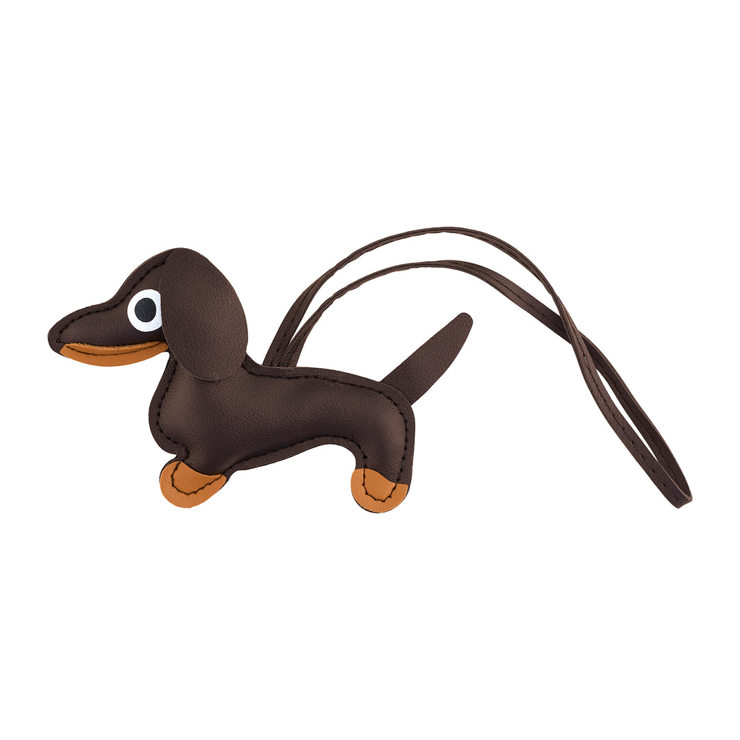 Woof-woof Dark Brown Bag Charm