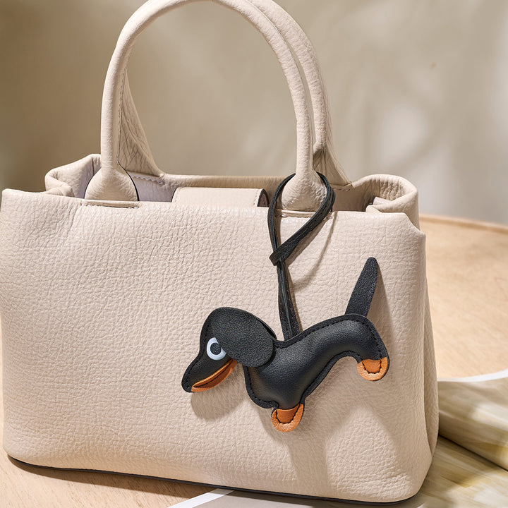 Woof-woof Black Bag Charm