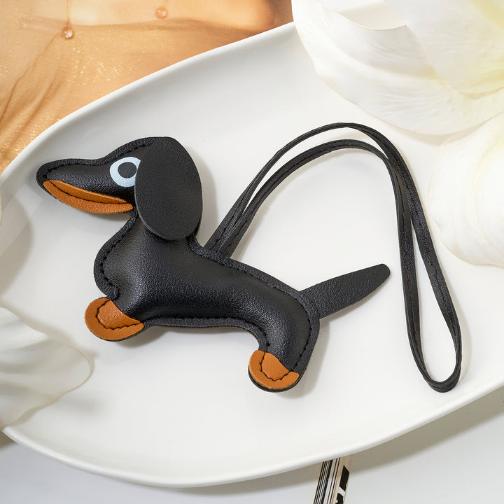 Woof-woof Black Bag Charm