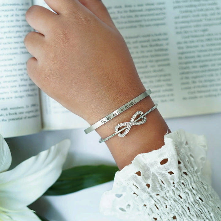 Val Set of 2 Silver Bracelet Set