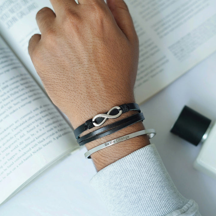 Rhine Set of 2 Mens Bracelet Set