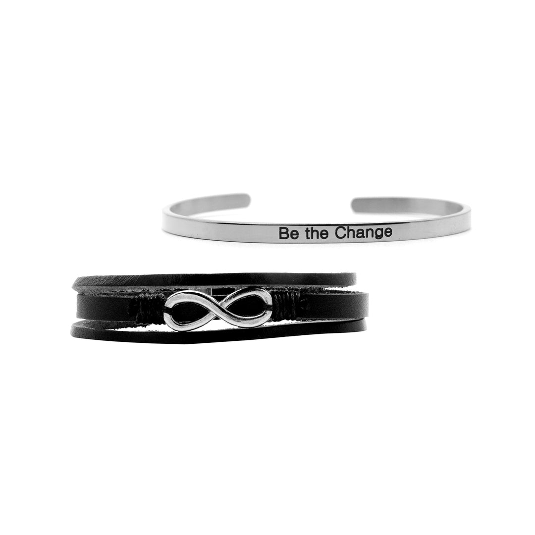 Rhine Set of 2 Mens Bracelet Set