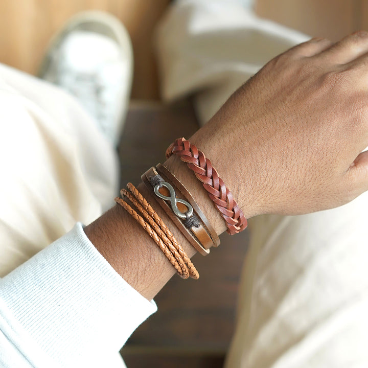 Yukon Set of 3 Mens Bracelet set