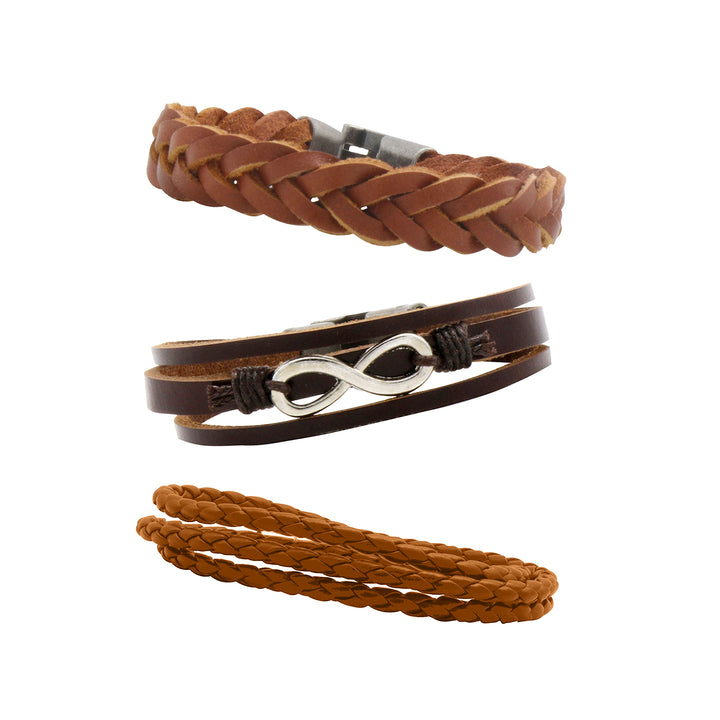 Yukon Set of 3 Mens Bracelet set