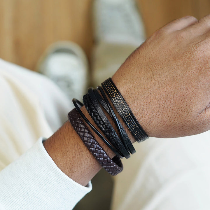 Shaun Set of 3 Mens Bracelet Set