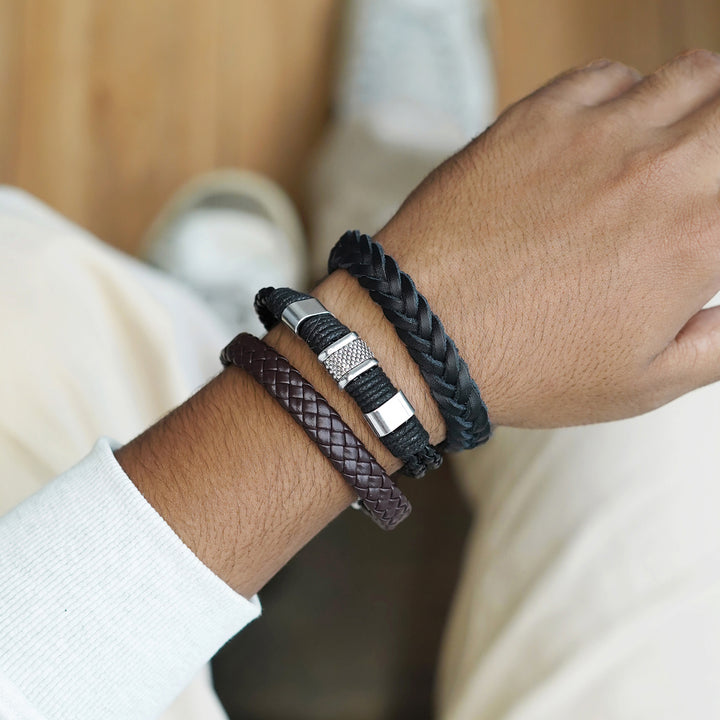 Pier Set of 3 Mens Bracelet Set