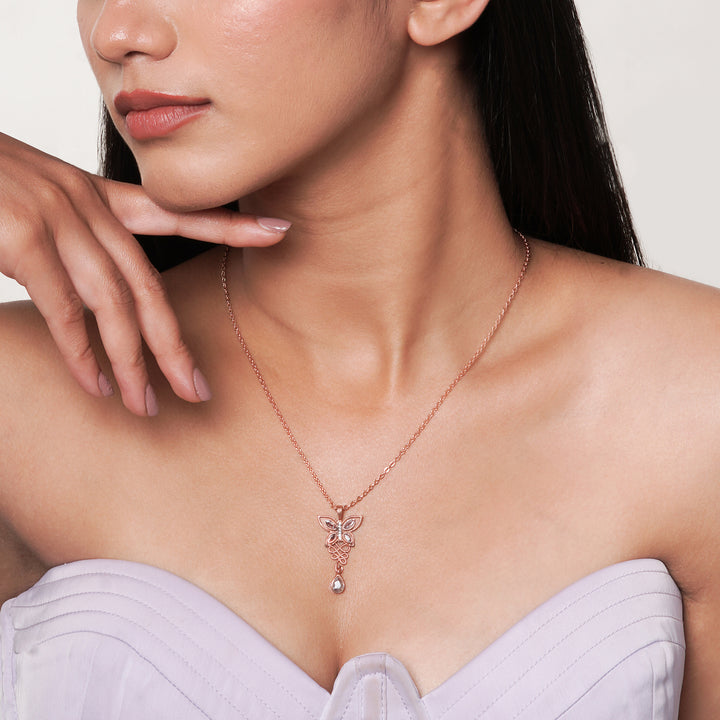 Caria Rosegold Pendant Chain