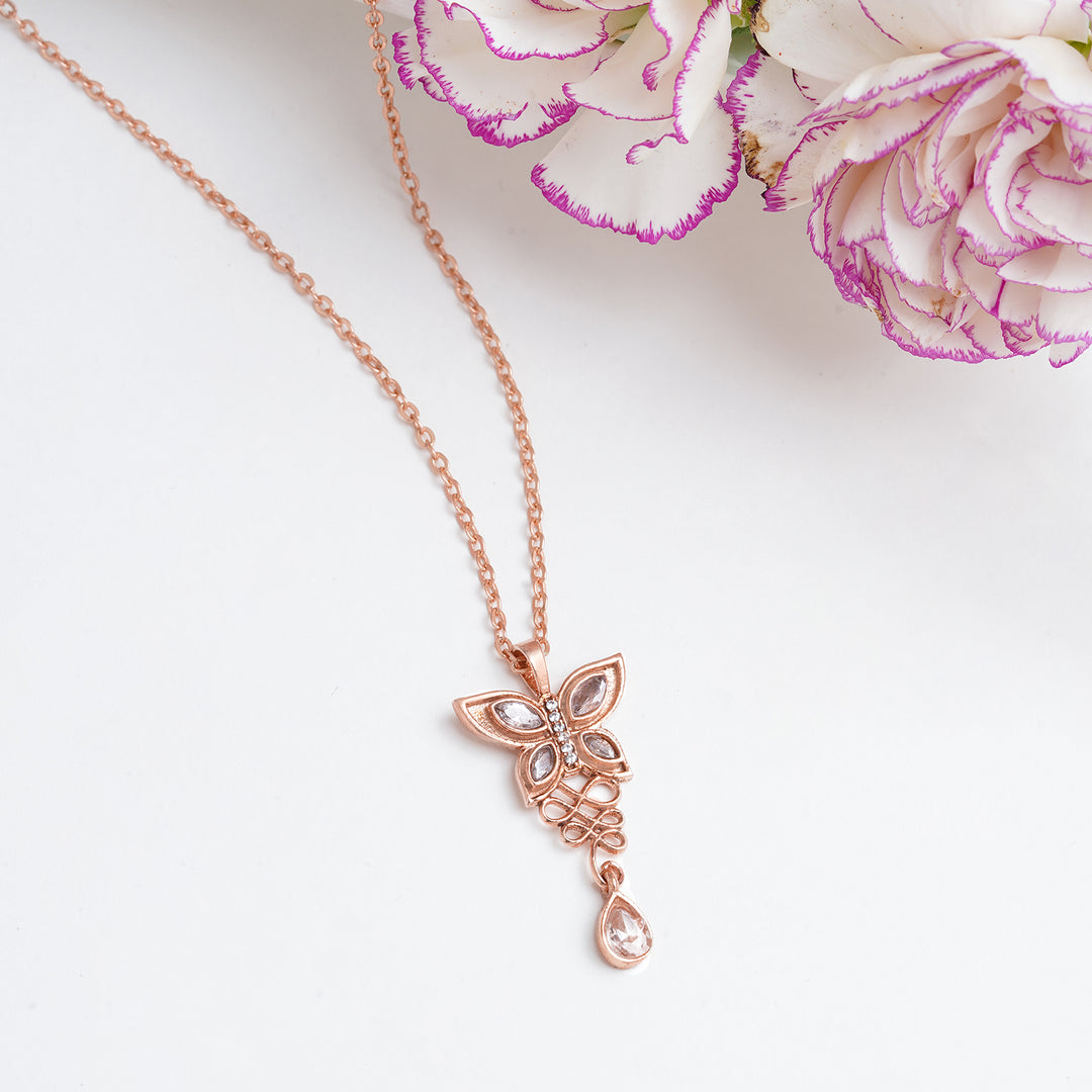 Caria Rosegold Pendant Chain