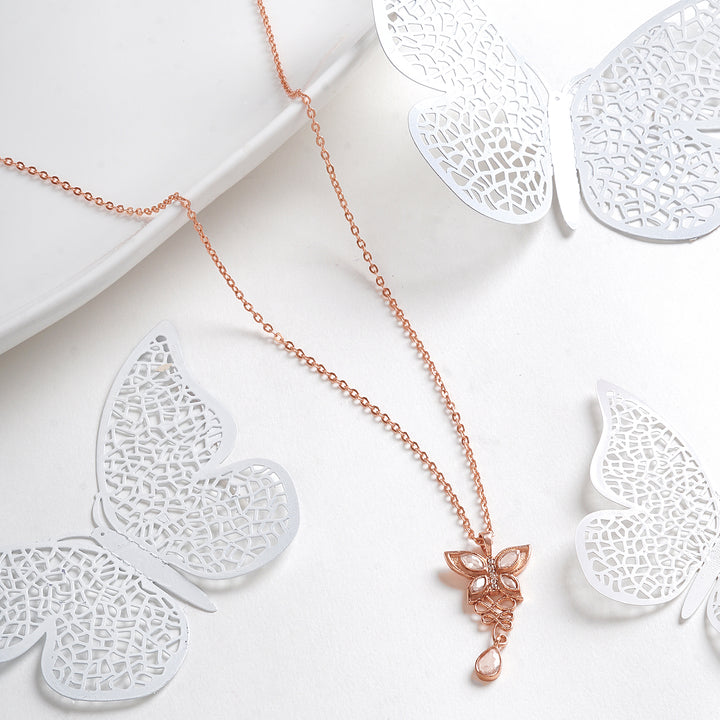 Caria Rosegold Pendant Chain