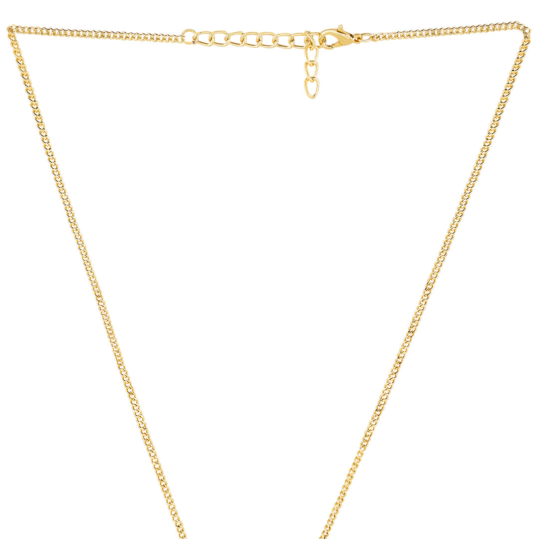 Orianna Monogram Gold Necklace