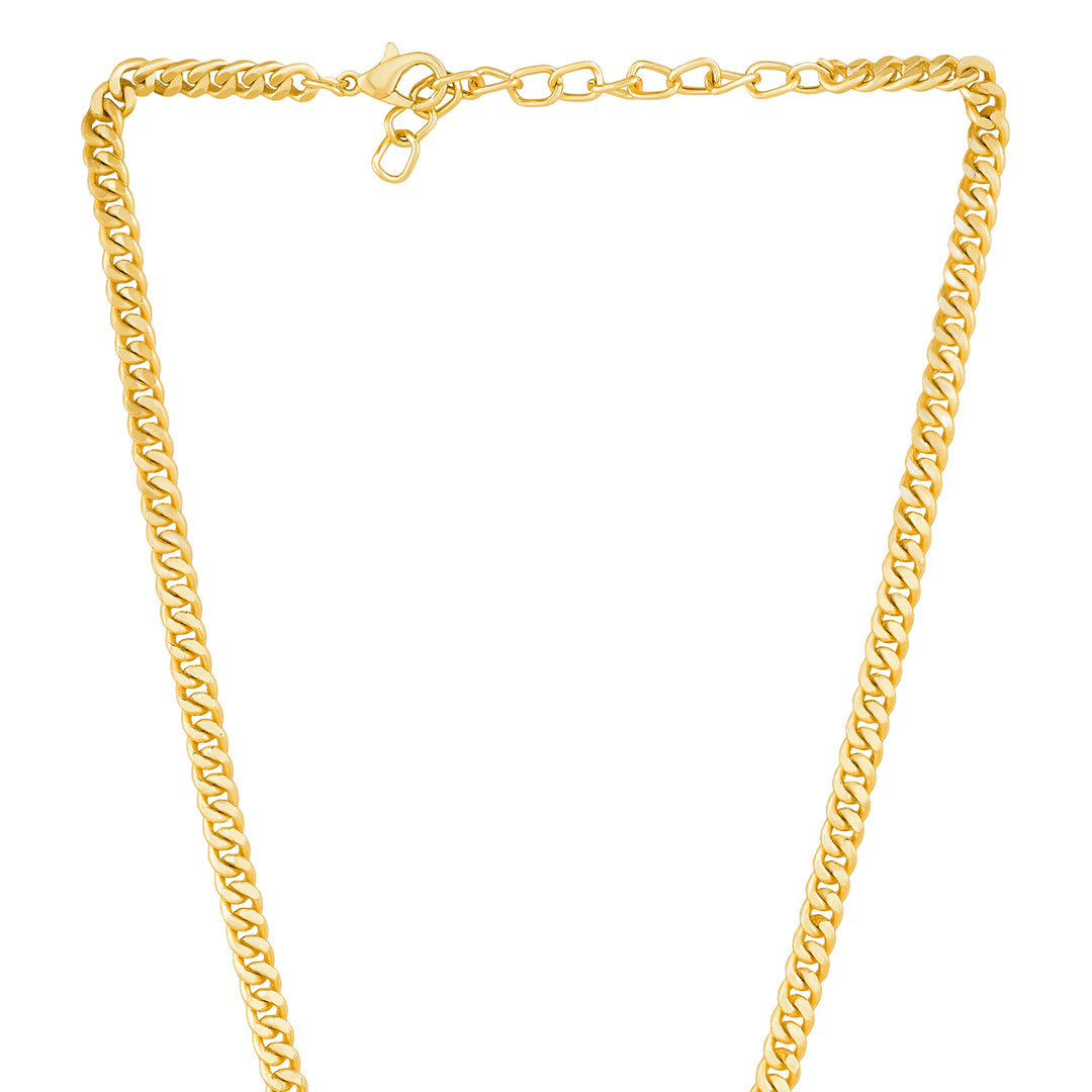 Aureia Monogram Gold Necklace
