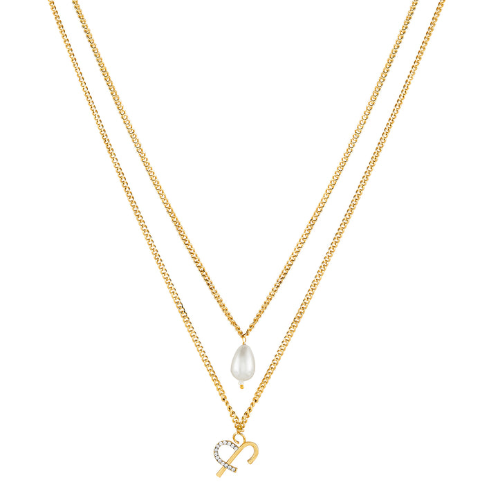 Aetheria Monogram Gold Necklace