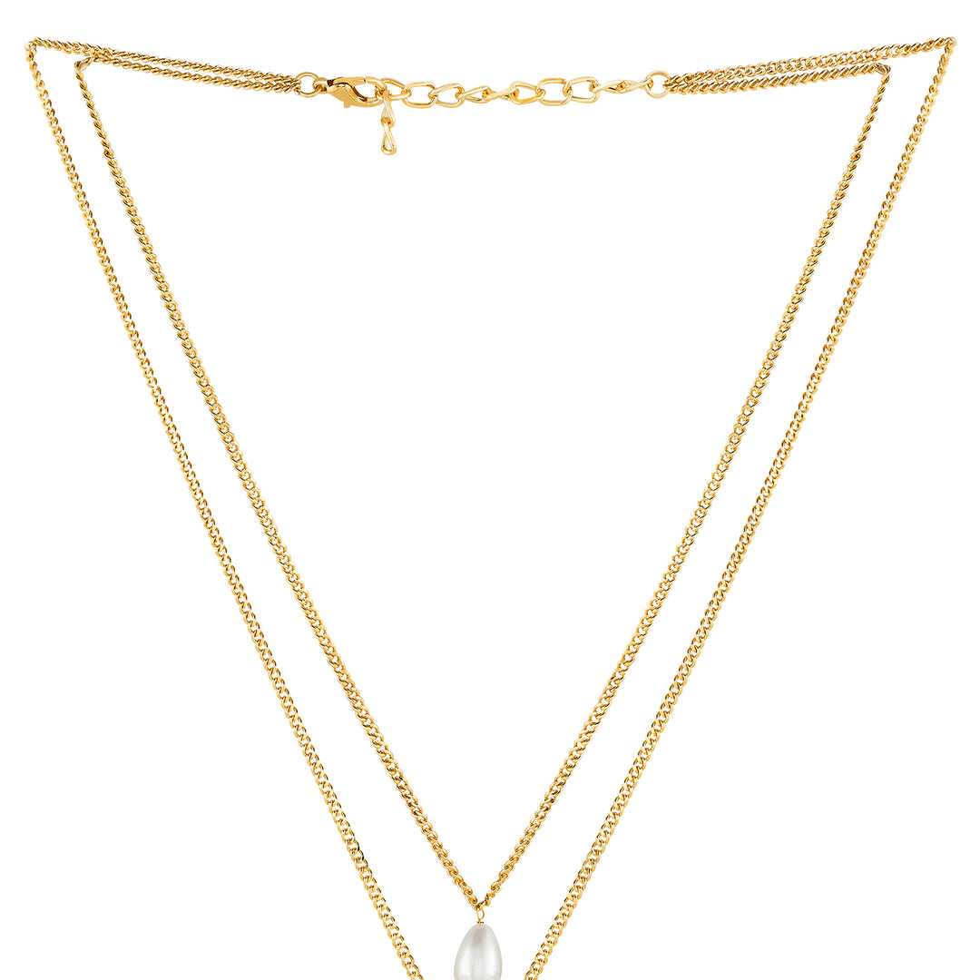 Aetheria Monogram Gold Necklace