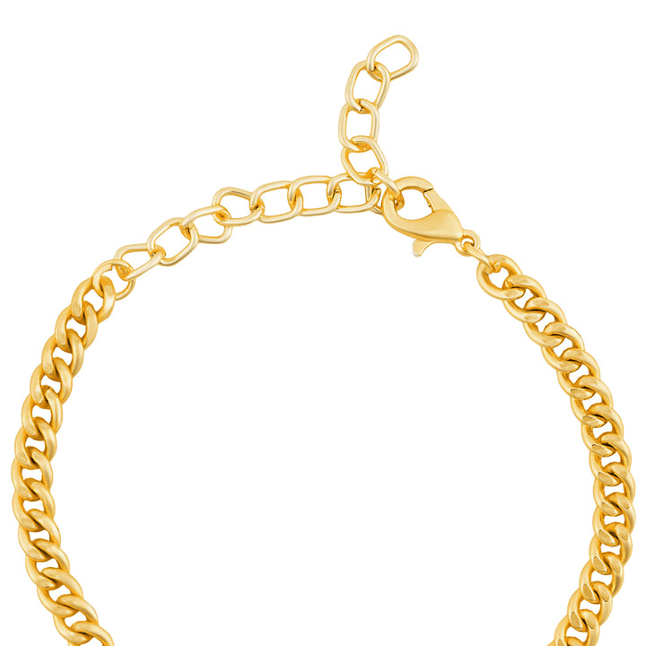 Venusia Monogram Gold Bracelet