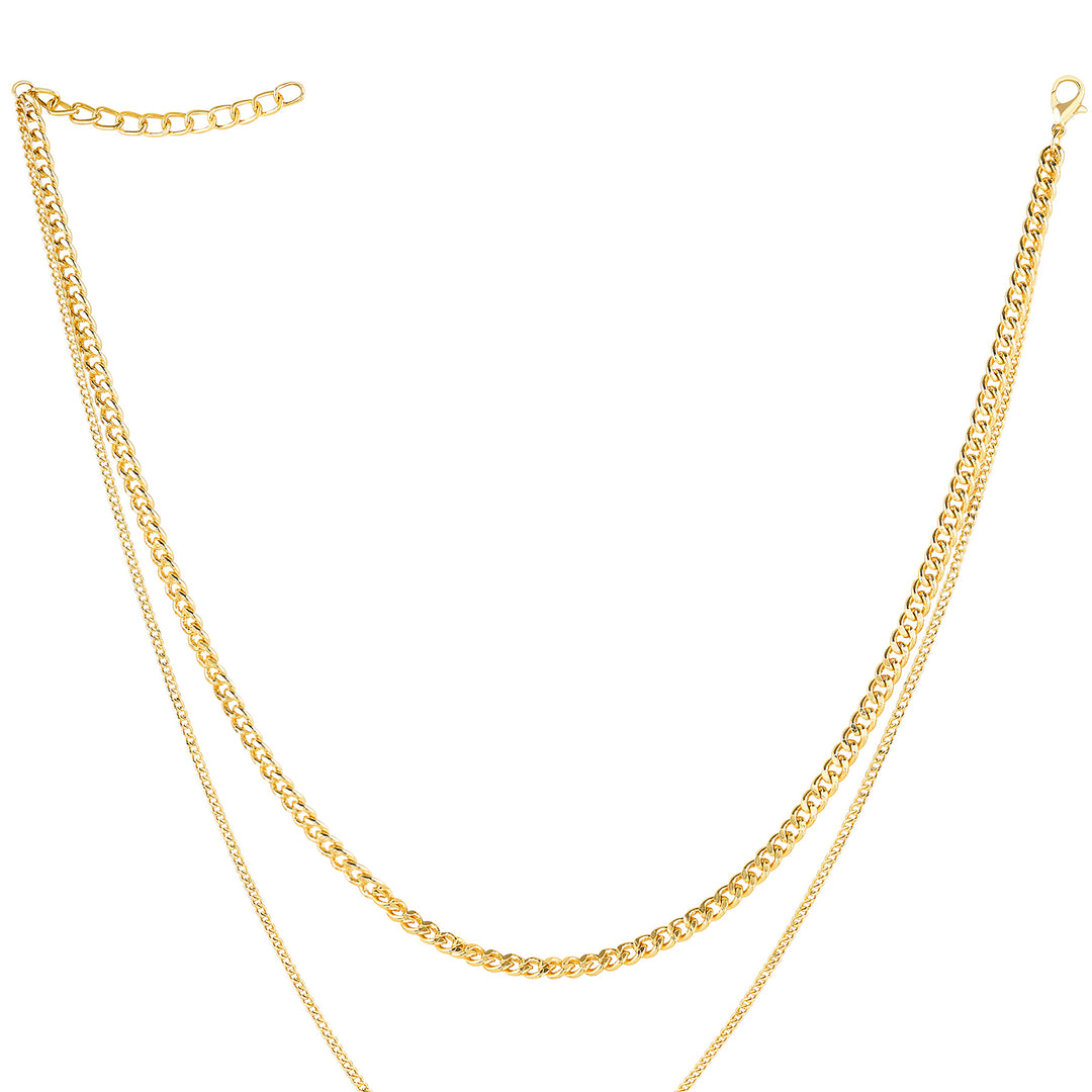 Luciya Monogram Gold Necklace