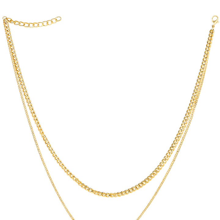 Luciya Monogram Gold Necklace